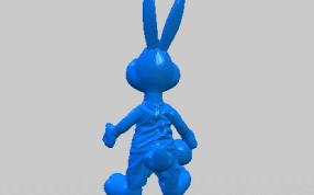 兔八哥的后视图