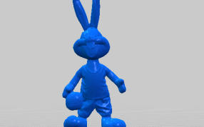 兔八哥的正视图