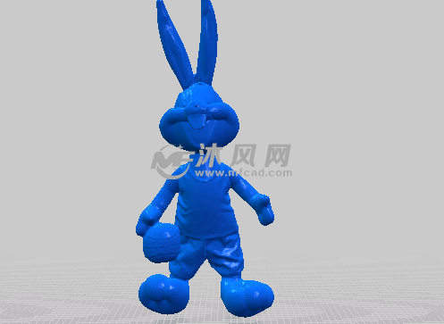 兔八哥的正视图