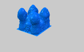 城堡屋的轴测图