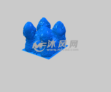 城堡屋的轴测图