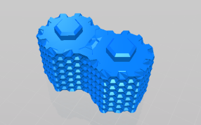 蜂窝状的连接插件