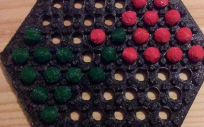 跳棋打印完成图