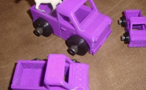 小卡车的打印模型成品图