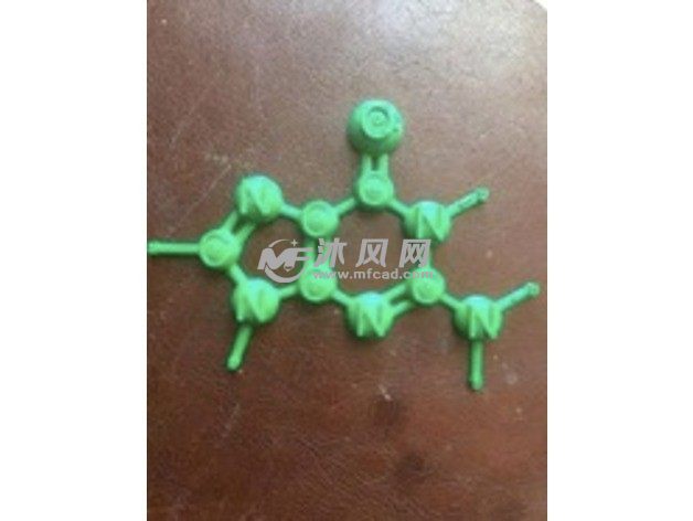 核苷酸打印作品