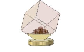旋转的立方体模型