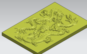 二龙戏珠轴侧效果