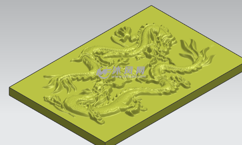 二龙戏珠轴侧效果