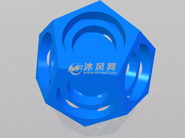 十二面体的轴测图