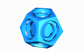 十二面体的渲染图