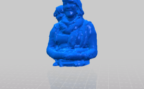 妇女模型正视图