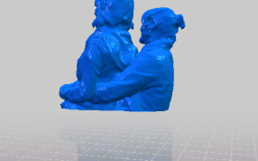 妇女模型侧视图