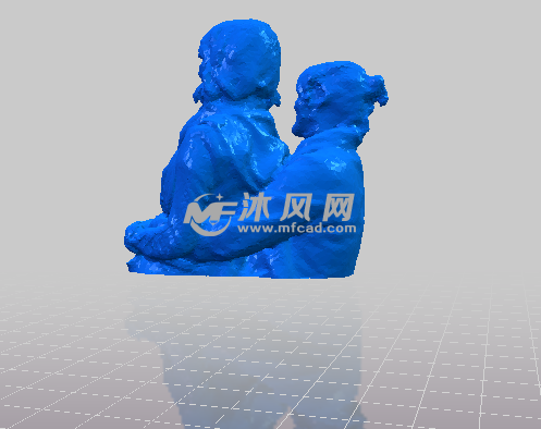 妇女模型侧视图