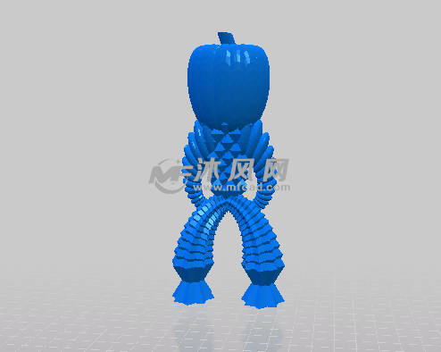 南瓜玩偶后视图