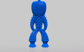 南瓜玩偶正视图