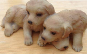 可爱的小狗打印模型