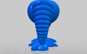 四足南瓜怪的侧视图