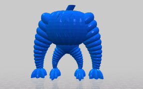 四足南瓜怪的正视图