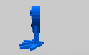 心形小人侧视图