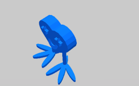 心型小人轴测图