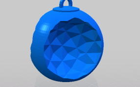 小挂饰的轴测图