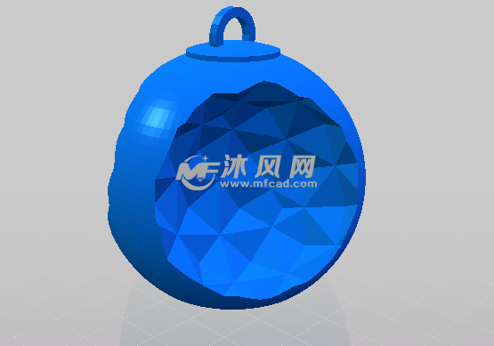 小挂饰的轴测图