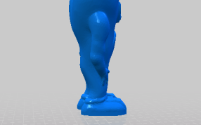 心状玩偶的测视图