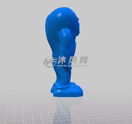 心状玩偶的测视图