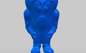 心状的玩偶正视图