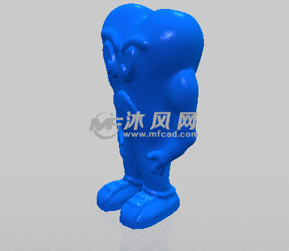 心状玩偶的轴测图