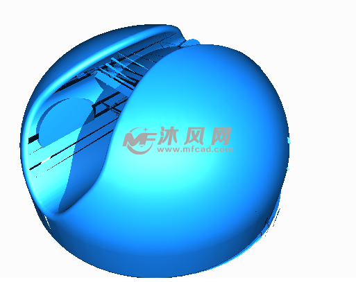 固定夹的侧视图