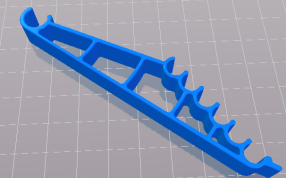 支撑架的轴测图