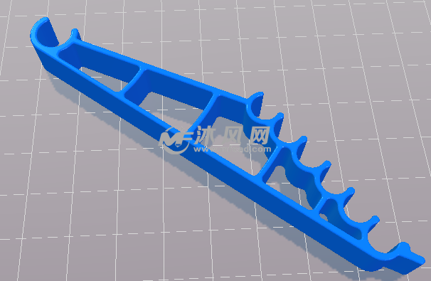 支撑架的轴测图