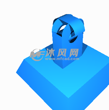 支架三维成型图