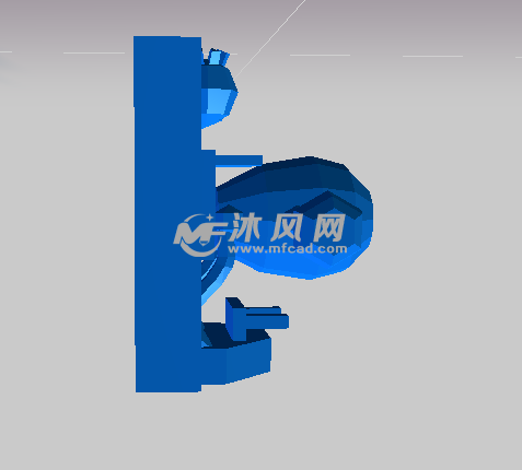 玩具车的侧视图