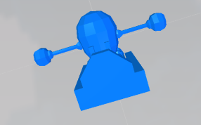 玩具车的正视图