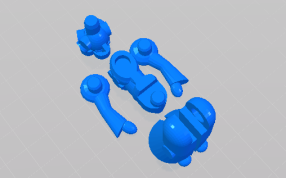 机器人的散装打印模型