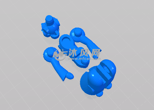 机器人的散装打印模型