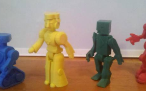 可动关节的机器人模型