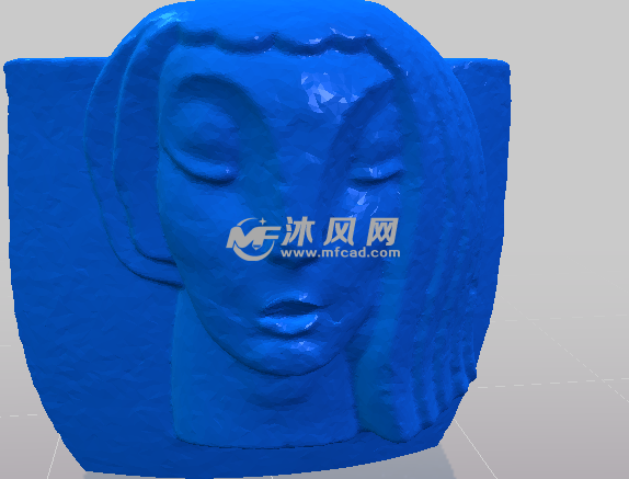 雕像面部
