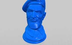 大兵的正视图模型