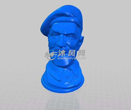 大兵的正视图模型