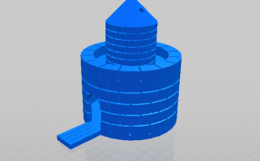 城堡造型的鸟窝模型