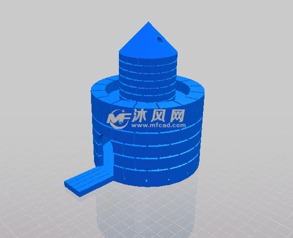 城堡造型的鸟窝模型