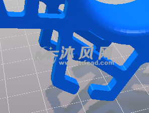 缠绕器的卡扣部件