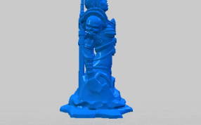 战争女神的侧视图