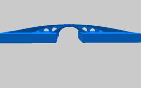 桥梁结构正视图