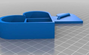 心形盒子轴测图