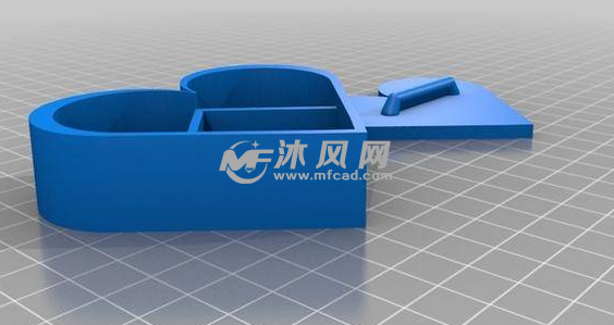 心形盒子轴测图