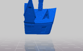 房子模型正视图